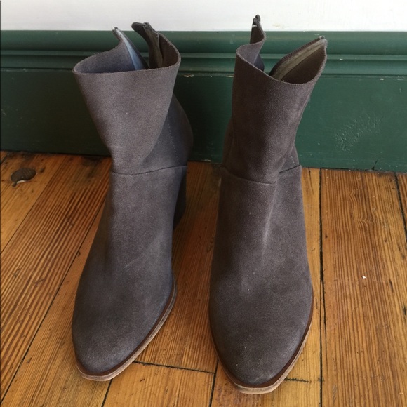 Grey Suede Booties ❤️ - Picture 2 of 5